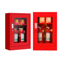 利生 微型消防站应急救援消防柜800*500*250 0.8mm消防器材存储展示柜(空柜不含器材)