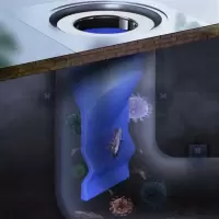 洗衣机下水管地漏防臭 过滤网防虫反水头发地漏(单位:个)