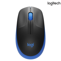 罗技 M190 全尺寸无线鼠标(USB接收器)惊艳蓝