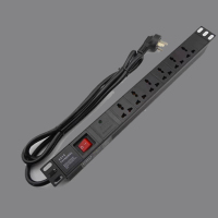 维谛 PDU 16A进10A国际五孔带16A的工业插头和工业连接器,线长3米