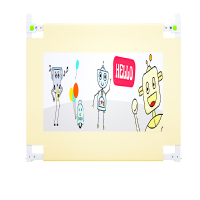 贝得力 双安全儿童床护栏-1.5M可调节卡通款(1件)