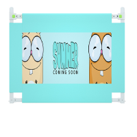 贝得力 双安全儿童床护栏-2米可调节卡通款（1件）蓝色牙牙鼠