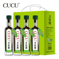 CUCU H3224 山西有机醋粮食酿造食醋调料调味品 220ml/瓶 四瓶礼盒装