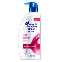 海飞丝丝质柔滑洗发水 致美水润 750ml去屑止痒男女/瓶