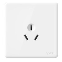 公牛(bull) G25Z104一位三极插座16A 三孔插座开关插座