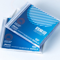清华同方 DVD-R 4.7GB1-8X单片装档案级刻录盘空白光盘专业档案级光盘 蓝色(单位:片)
