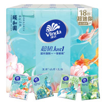 维达(Vinda)纸巾小包4层 颐和园餐巾纸 18包 3条