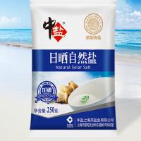 中盐 日晒自然盐 食用海盐 250g