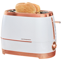 英国倍科(BEKO)多士炉烤面包机家用早餐机多功能全自动吐司机轻食机 TAM 8202 W 白色