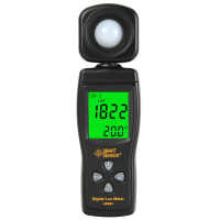 AS803数显照度计 测光仪光度流明测试仪高精度亮度计 黑色
