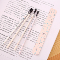 得力(deli) 中性笔芯 全针管替换签字笔芯0.35mm黑色 A32929 8盒/组 单位:组