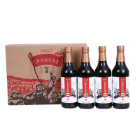 CUCU H2155 山西特产老陈醋人民公社大食堂陈醋礼盒装 500ml*4瓶