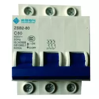 浙顺电气ZSB2-80/3P 80A小型断路器