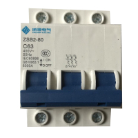 浙顺电气ZSB2-80/3P 63A小型断路器