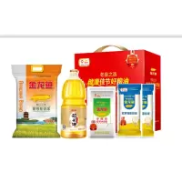 金龙鱼 楚尊软香米2.5KG、谷维素稻米油1.8L、麦芯小麦粉1KG、金龙爽滑鸡蛋中宽挂面1KG*2