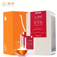 贵茶红宝石 一级贵州高原工夫红茶茶叶 独立小包3克*36袋 铁盒装108克(盒)