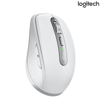罗技 MX Anywhere 3 无线蓝牙鼠标 优联 太空银