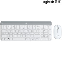 罗技 MK470 无线键盘鼠标套装 USB接收器 白色
