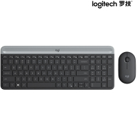 罗技 MK470 无线键盘鼠标套装 USB接收器 黑色