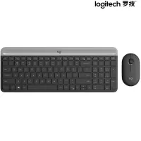 罗技 MK470 无线键盘鼠标套装 USB接收器 黑色