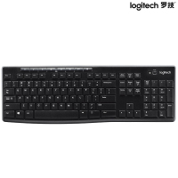 罗技 MK270 无线键盘鼠标套装 USB接收器 黑色