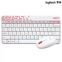 罗技 MK240 Nano 无线键鼠套装 USB接收器 白色