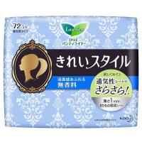 乐而雅护垫 花王乐而雅美丽自在 护垫72片 (无香型)