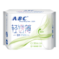 ABC棉柔日用迷你卫生巾 190mm*8