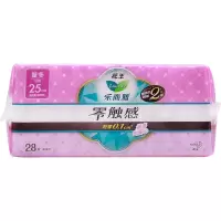 乐而雅特长日用卫生巾 特长日用卫生巾 零触感特薄护翼型25cm28片