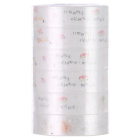 晨光(M&G)AJD957D9 猫の白日梦系列 透明文具胶带 高透小胶带 12mm*15m 6卷装