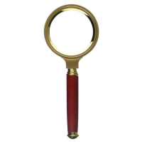 晨光ARCN8263 古典金属放大镜2.5倍 LED光学放大镜 单个装