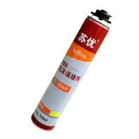 苏优 泡沫胶填缝剂 门窗防水发泡胶密封填充剂 膨胀胶 建筑发泡剂聚氨酯 700克整箱15瓶/箱