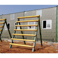 DP 体能训练器材 反向攀跃斜梯器材 军绿色