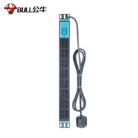 公牛PDU 机柜插座防雷8插位机房16A大功率厨房带线插排插板接线板