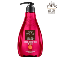 滋源(SEEYOUNG) 3449 玫瑰柔顺修护精油洗头水 400ml FL