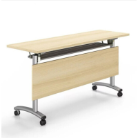 培训桌折叠长条桌课桌可移动翻板桌1.8米