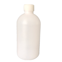 塑料加厚瓶小口取样瓶聚乙烯瓶白色试剂瓶留样瓶500ml刻度瓶 10个装
