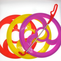 风火轮滚铁环塑料大号手推圈儿童感统训练器材