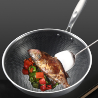 金嫂子铂雅蜂巢不粘炒锅32CM