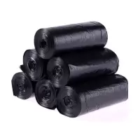 利得黑色平口全新料垃圾袋90*100(100L)厚度4.5丝 50只/卷
