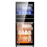 消毒柜家用立式小型高温不锈钢厨房双门消毒碗筷柜 XDZ100-D1