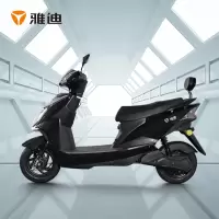 雅迪电动车锐领2021石墨烯电池72V时尚电动轻便摩托车踏板电瓶车男女通用 石墨烯黑色