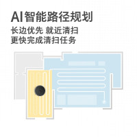 肖战推荐石头(roborock)P5扫地机器人 家电扫地拖地一体机 激光导航规划全自动智能家用 吸尘器 曜石黑 P55