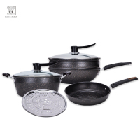 火象 麦饭石 全家福 养生五件套 HXG-TZ035