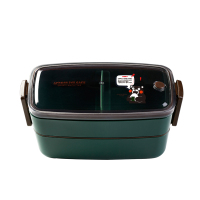 KUMAMON遇.双层便当盒(含袋) YYKM21601