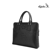 Augtarlion鳄鱼纹公文包DSGWB036-A黑色