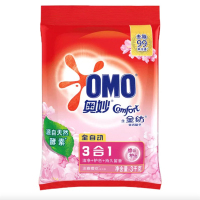 全自动无磷洗衣粉含金纺 淡雅樱花 3kg/袋 4袋/件