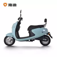 雅迪(yadea)新款 电动车米迪时尚小龟王代步车电动轻便摩托车自行车电瓶车 米迪都市版60V20AH铅酸[蓝色]