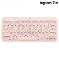 罗技 K380 多设备无线蓝牙键盘 茱萸粉