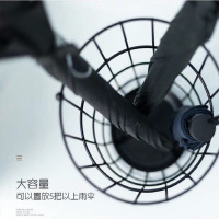 北欧创意铁艺雨伞筐 高温烤漆黑色放伞桶